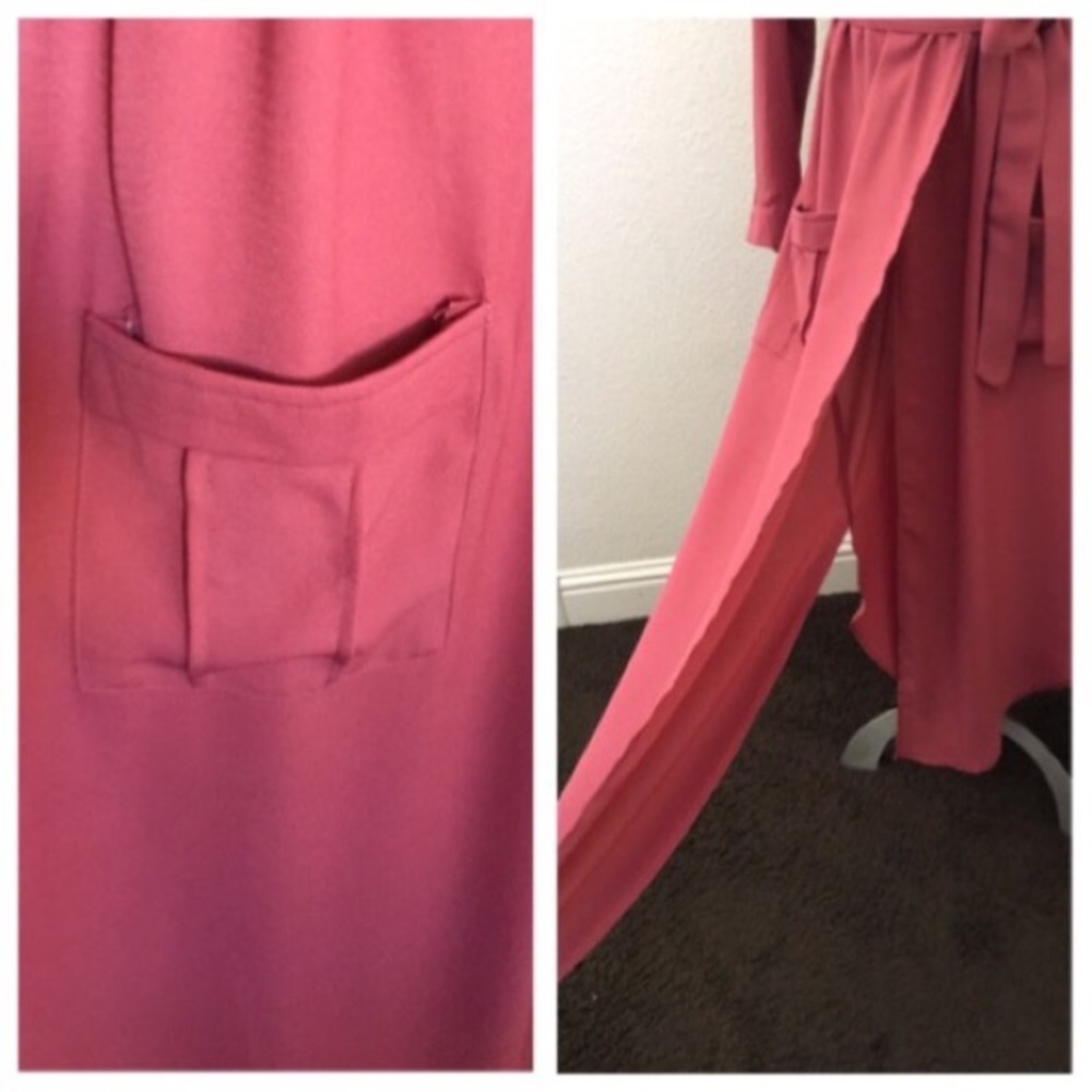NWOT MAUVE Favlux Fashion Lightweight Duster Dress - Picture 8 of 9